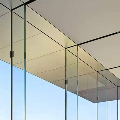 Glass fin