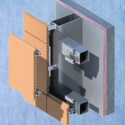 Terracotta curtain wall